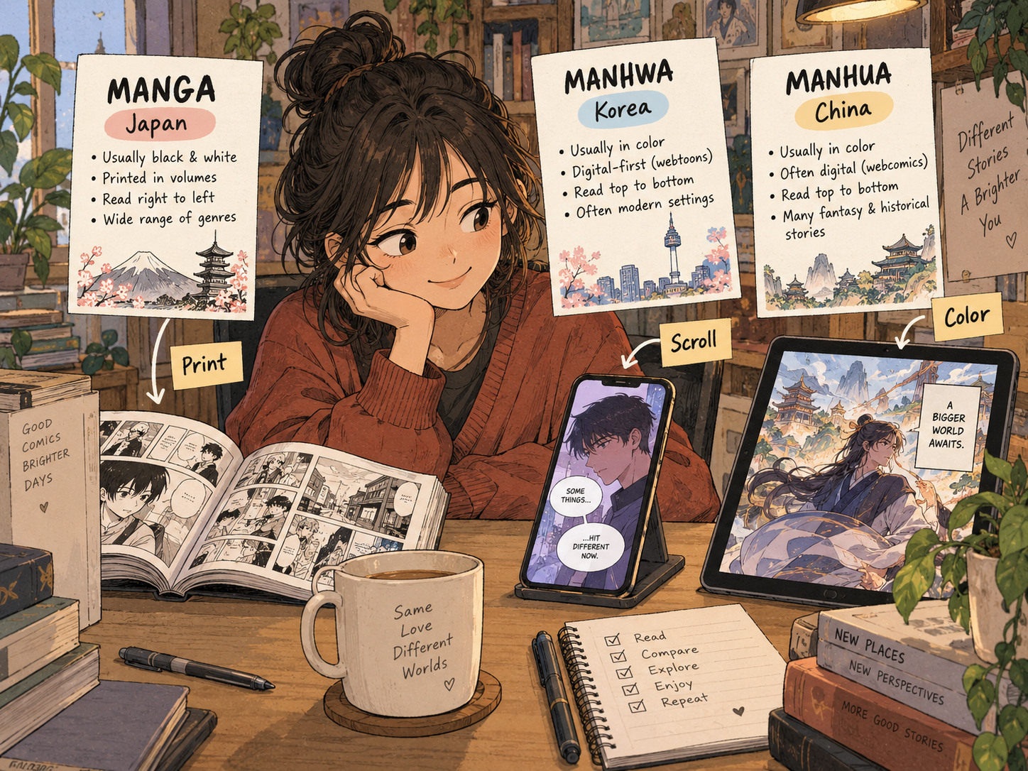 Manga vs Manhwa vs Manhua: A Complete Beginner’s Guide